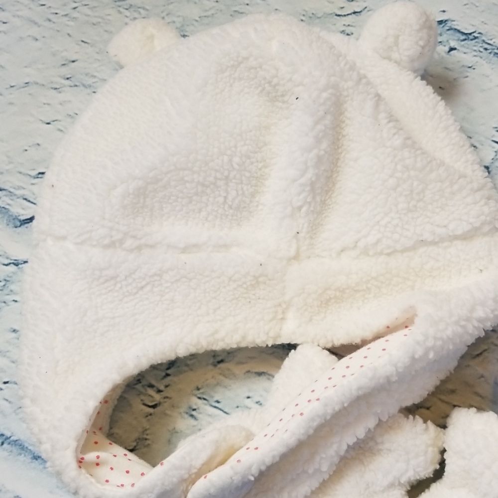 Kids Ear Hat and Mittens Set - Picture 4 of 5